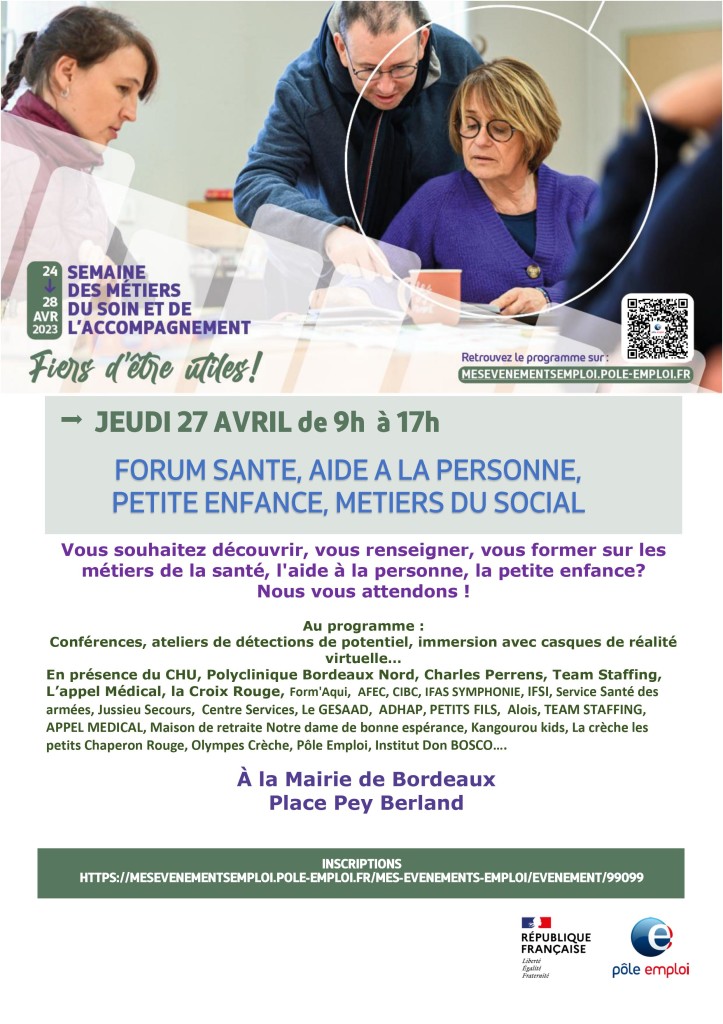 metiers du social et medico social Bordeaux