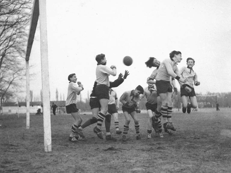 un match de football