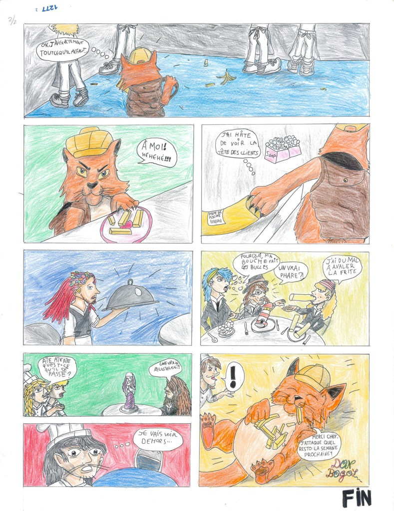 le chat ment bande dessine 2